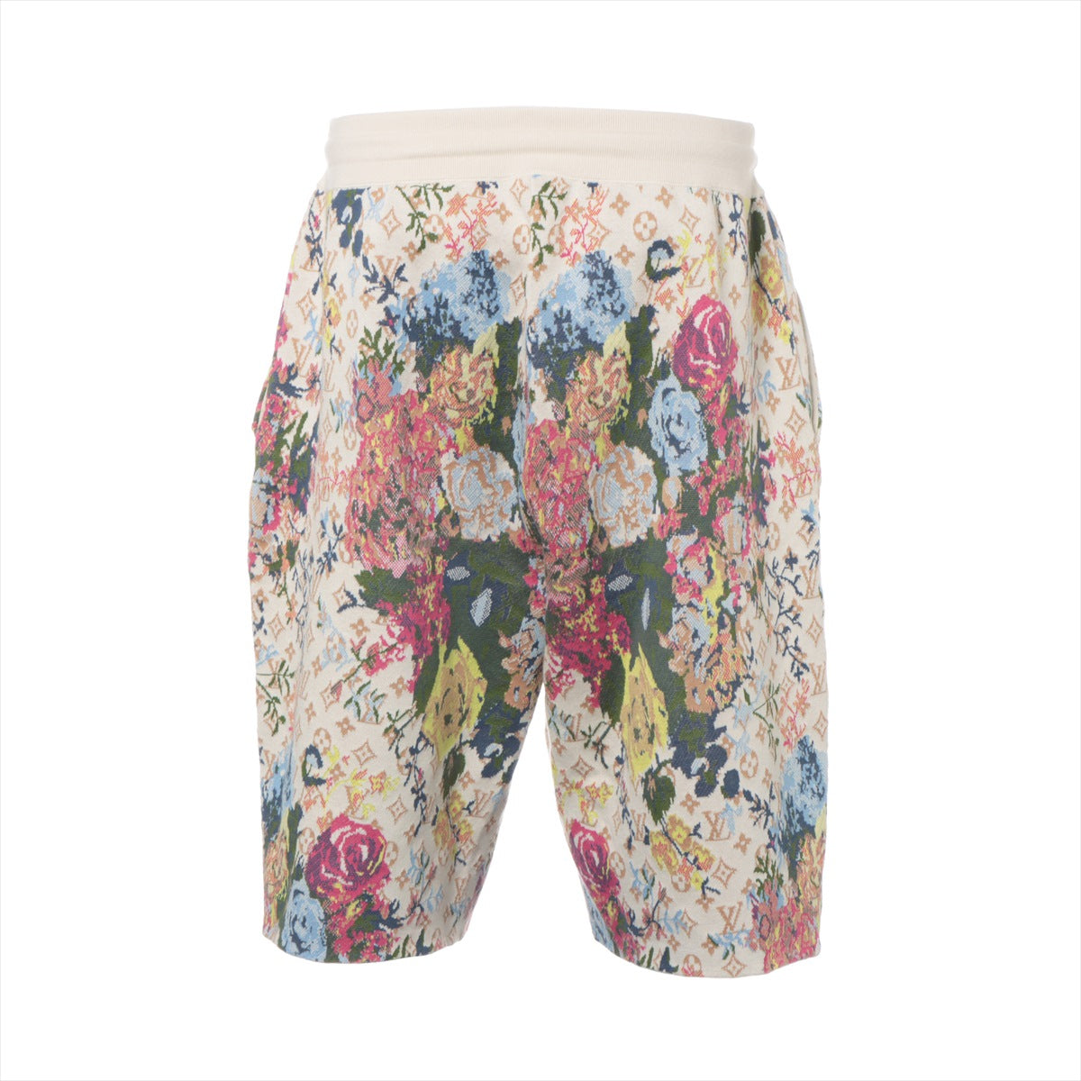Louis Vuitton 22AW Cotton Shoes L  Multicolor Floral  s Shorts RM222