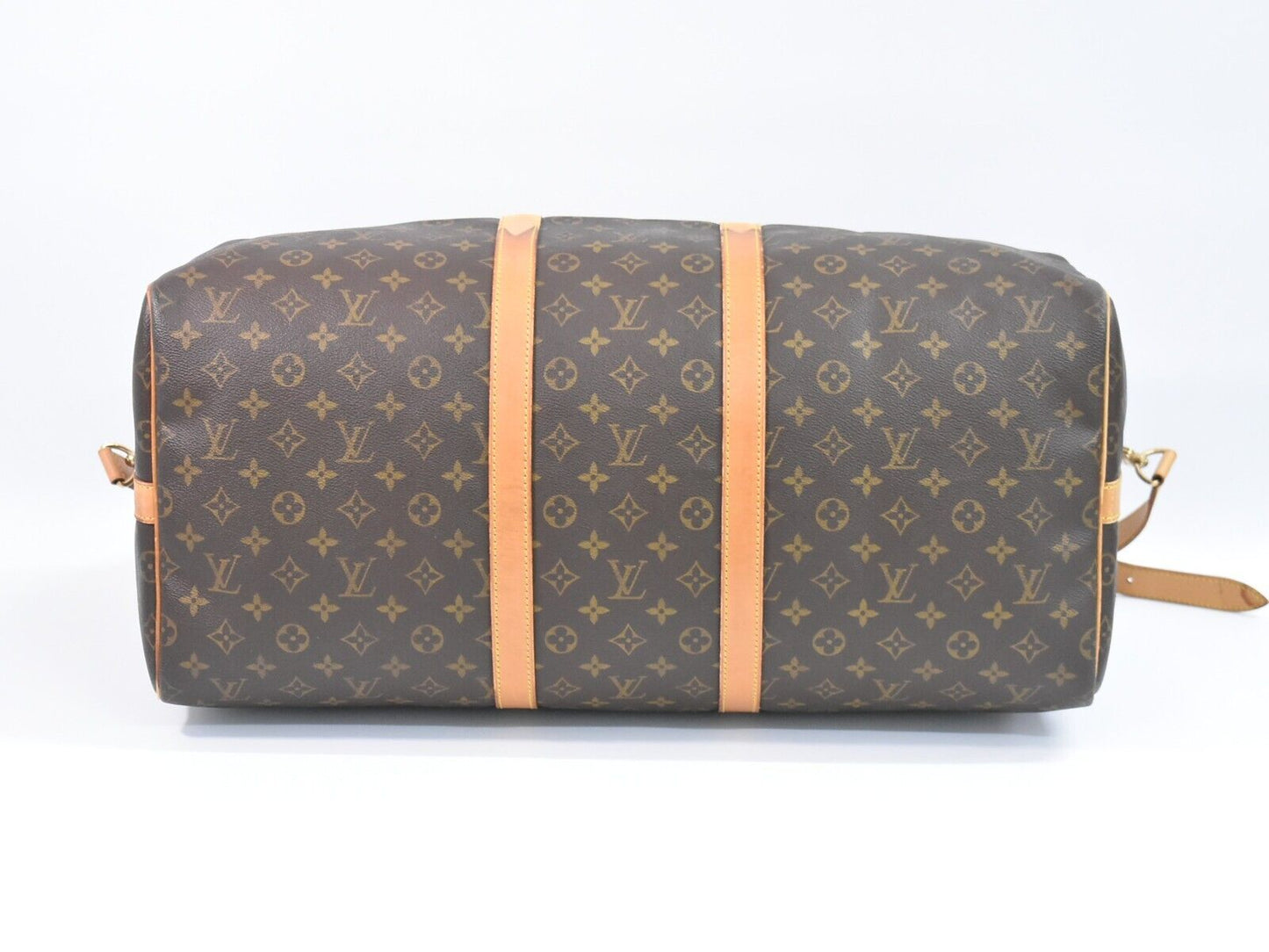 Louis Vuitton Keepall Bandouliere 55  Canvas Travel Bag ()