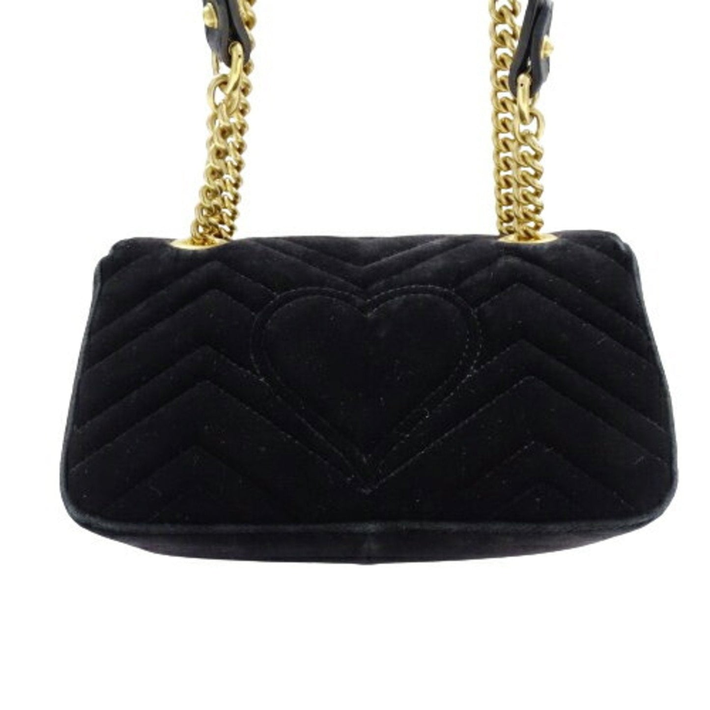 Gucci Gg Marmont  Velvet Shoulder Bag ()