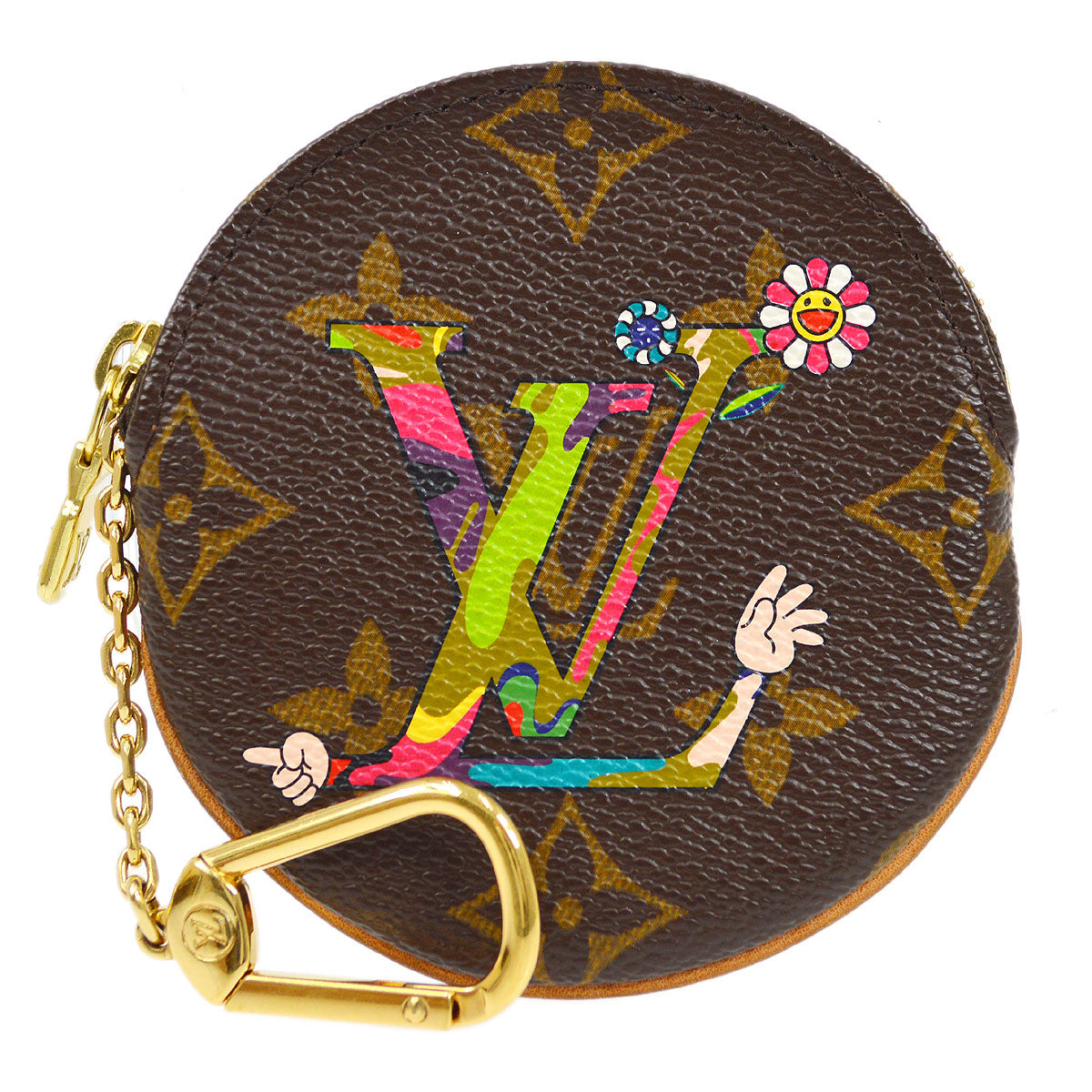 Louis Vuitton Porte Monnaie Rond Coin Case Wallet LV Hand M95563