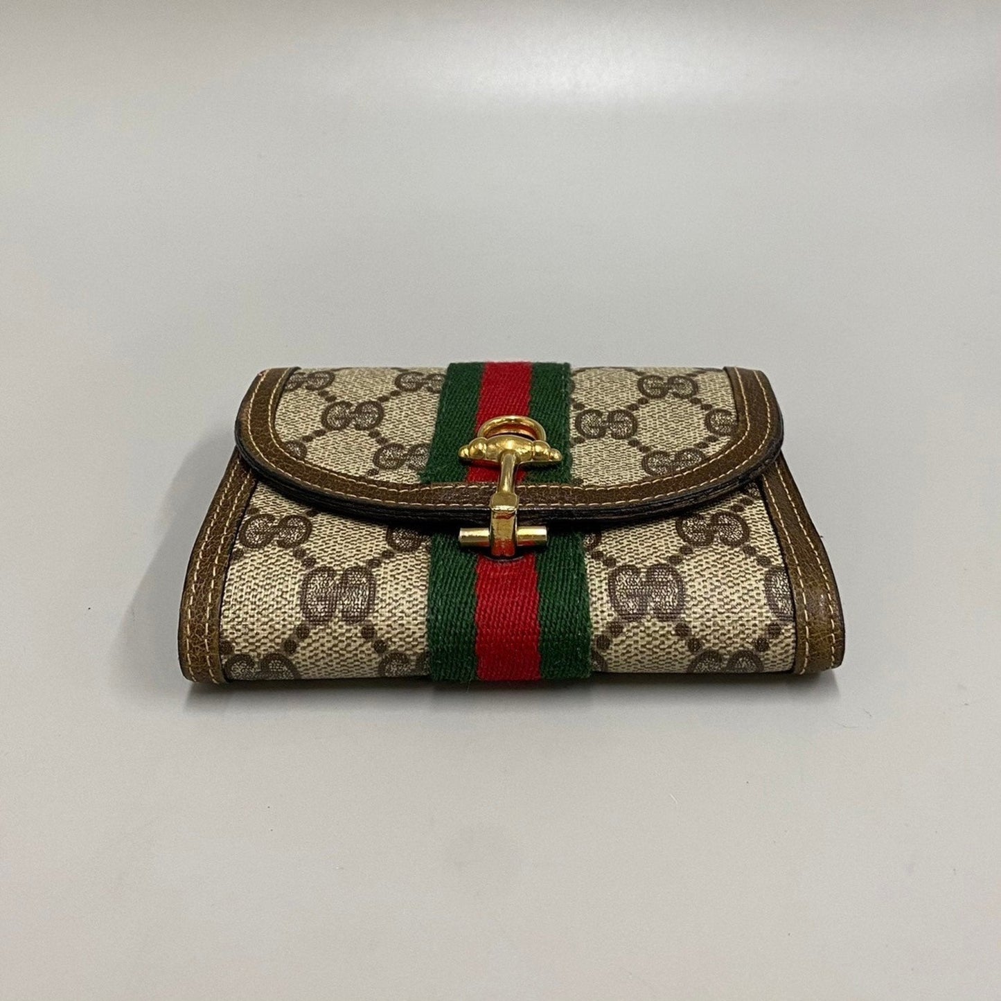 Luxury Gucci Trending 2025 Horsebit  Canvas Wallet  ()