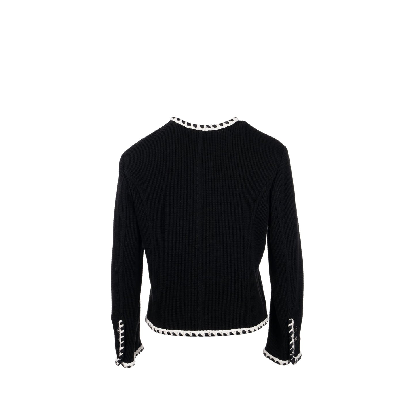 Chanel size 40 21C Jacket cotton Black