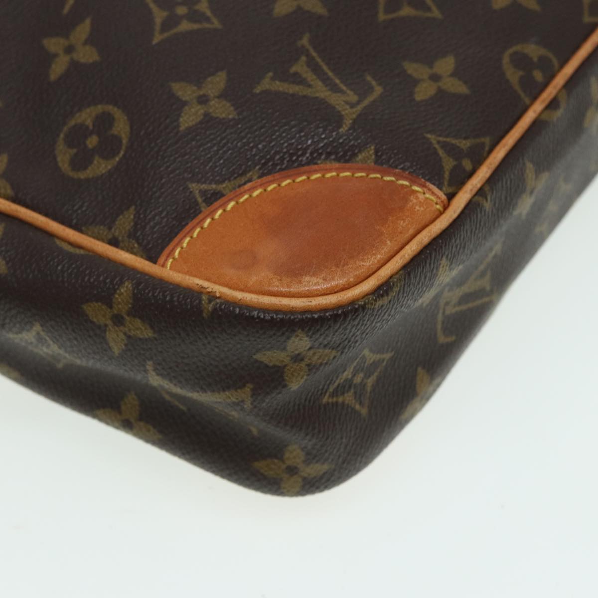LOUIS VUITTON Monogram Compiegne 28 Clutch Bag M51845 LV 84002