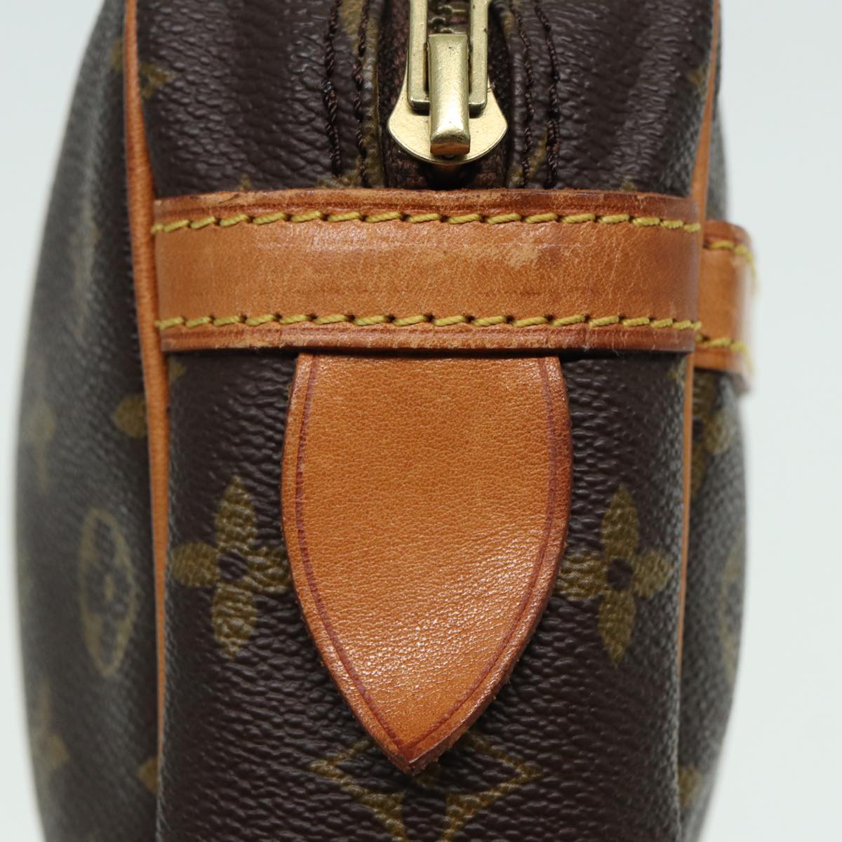 LOUIS VUITTON Monogram Compiegne 28 Clutch Bag M51845 LV 84002