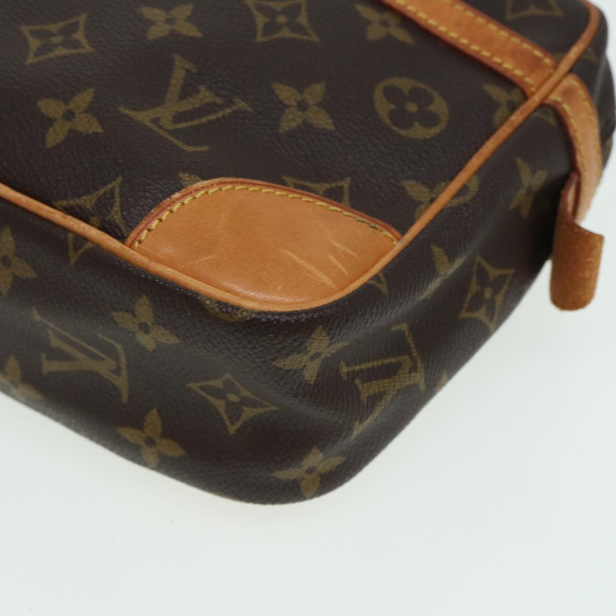 LOUIS VUITTON Monogram Compiegne 28 Clutch Bag M51845 LV 84002