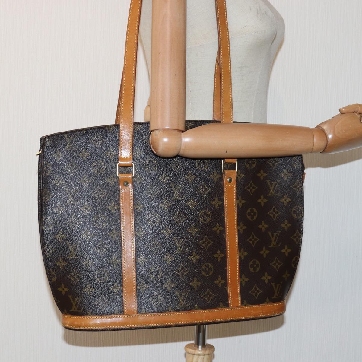 LOUIS VUITTON Monogram Babylone Tote Bag M51102 LV 84006