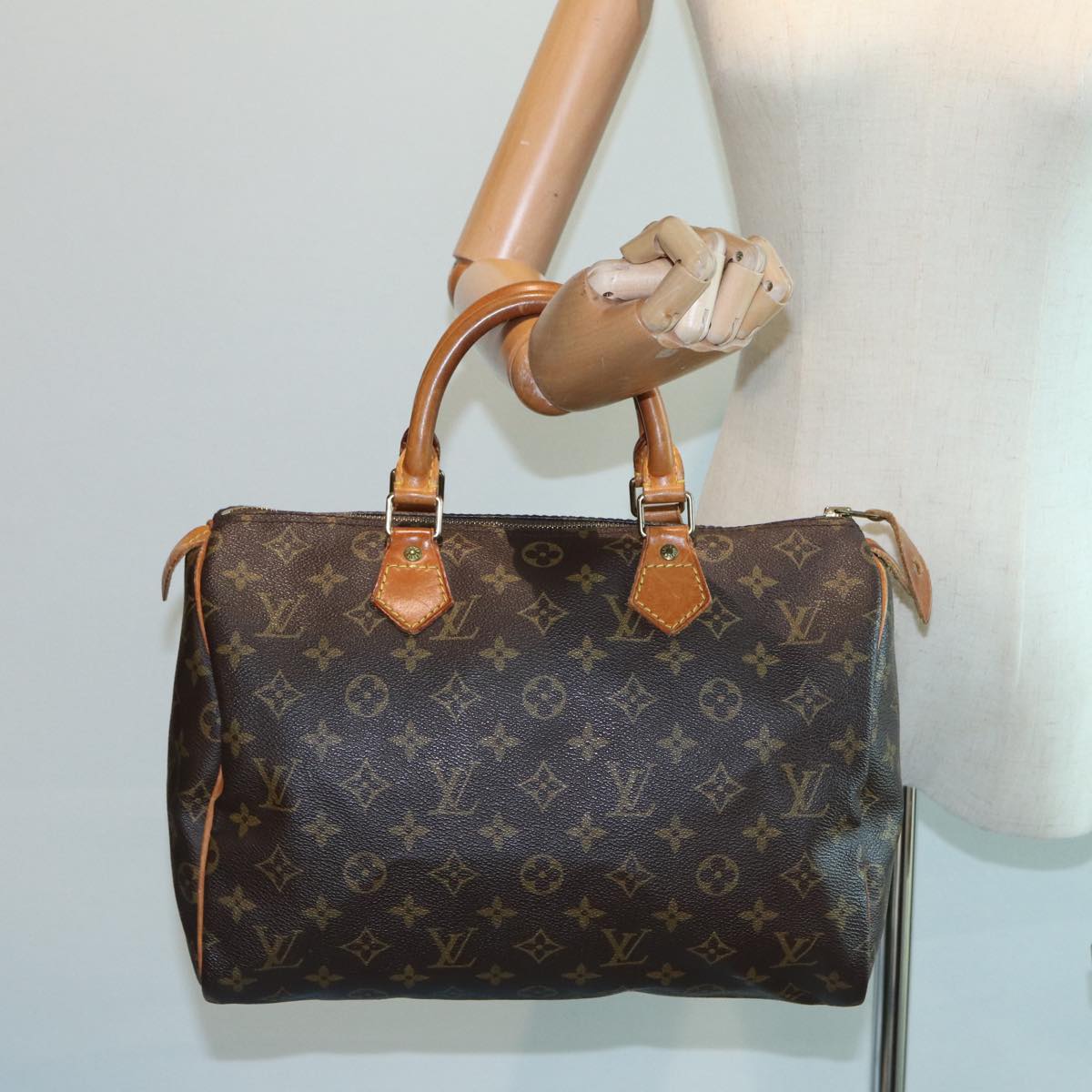 LOUIS VUITTON Monogram Speedy 30 Hand Bag M41526 LV 84007
