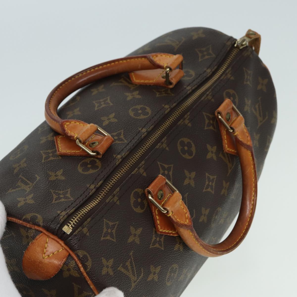 LOUIS VUITTON Monogram Speedy 30 Hand Bag M41526 LV 84007