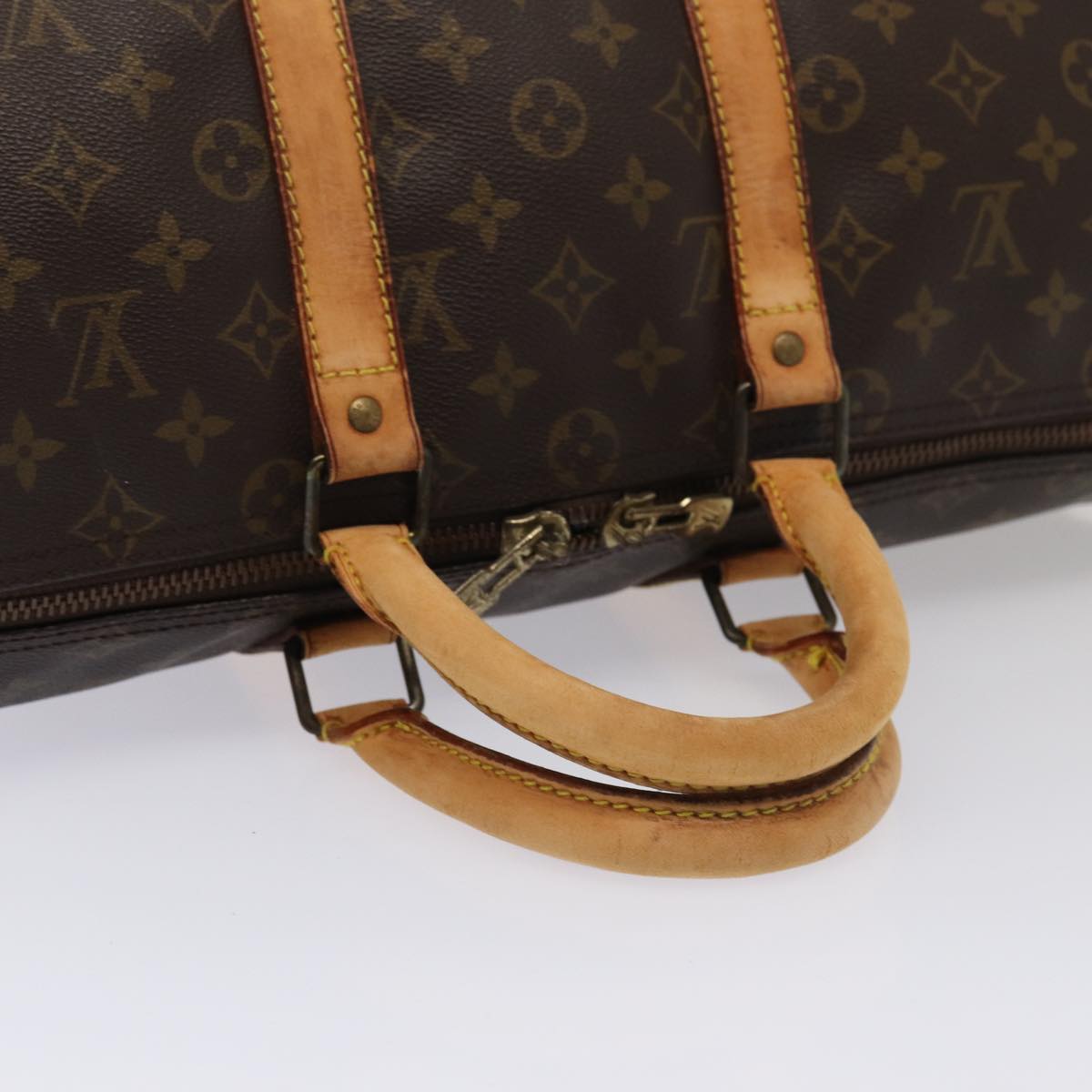 LOUIS VUITTON Monogram Keepall 45 Boston Bag M41428 LV 84014