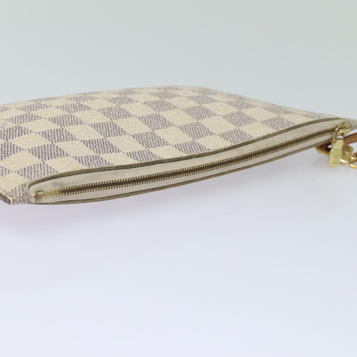 LOUIS VUITTON Damier Azur Neverfull MM Pouch Pouch LV 84019