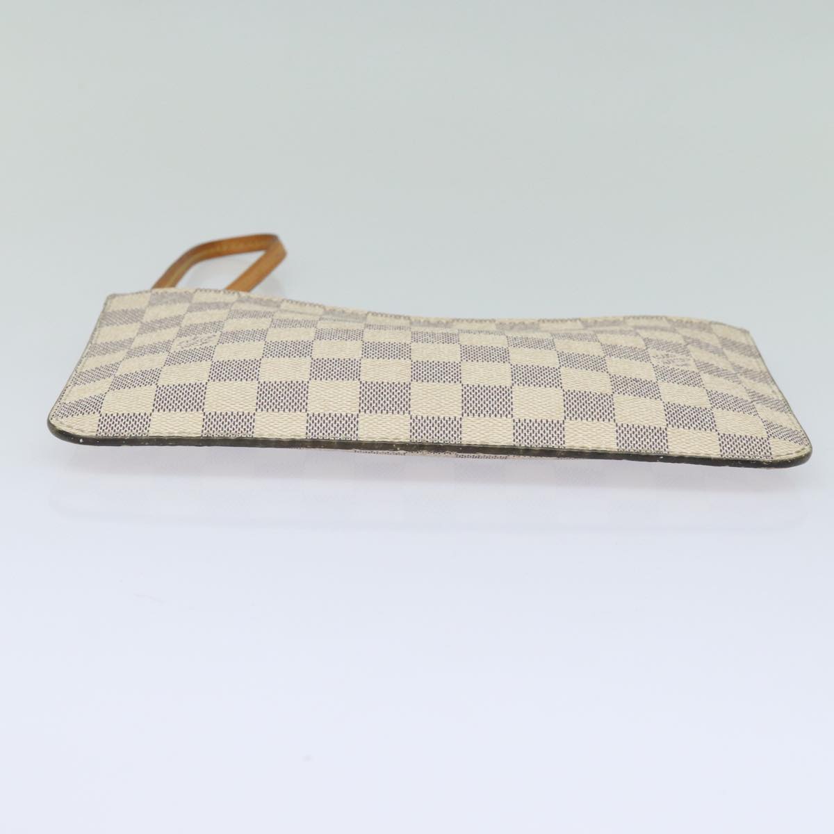 LOUIS VUITTON Damier Azur Neverfull MM Pouch Pouch LV 84019