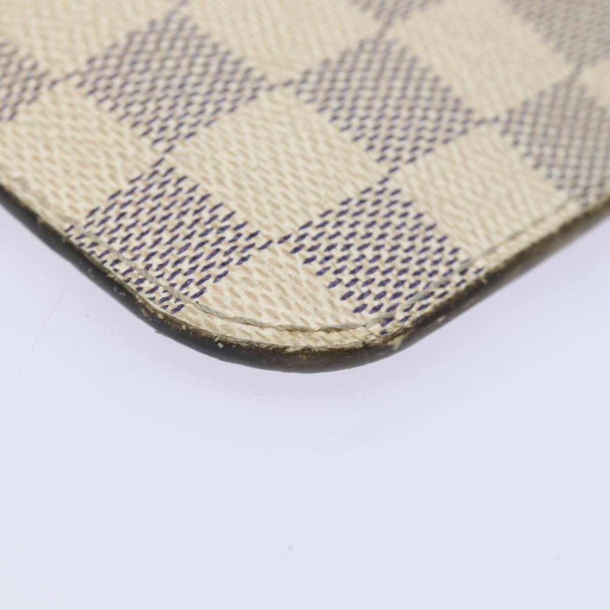 LOUIS VUITTON Damier Azur Neverfull MM Pouch Pouch LV 84019