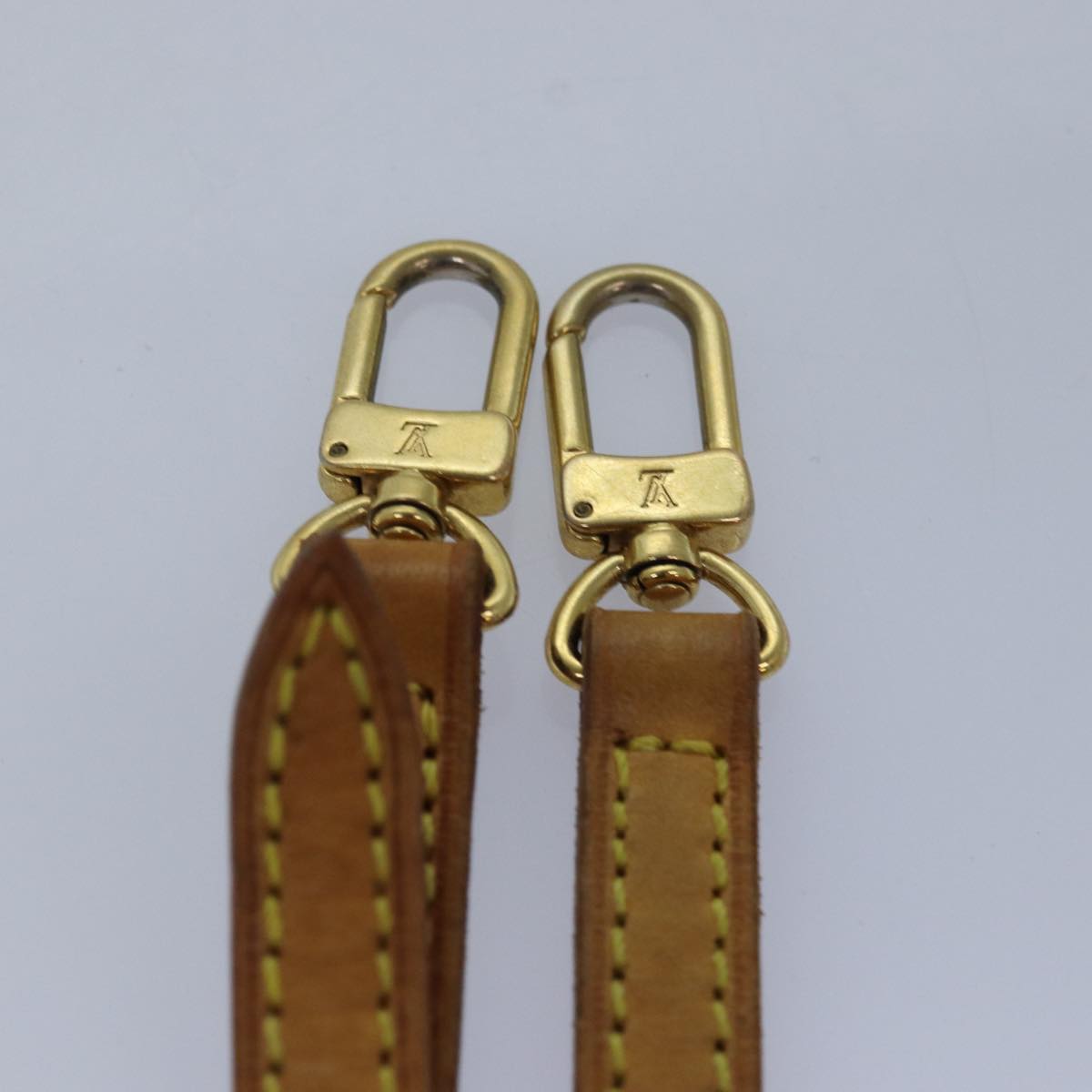 LOUIS VUITTON Adjustable Shoulder Strap Leather 36.2""-43.3"" Beige 84027