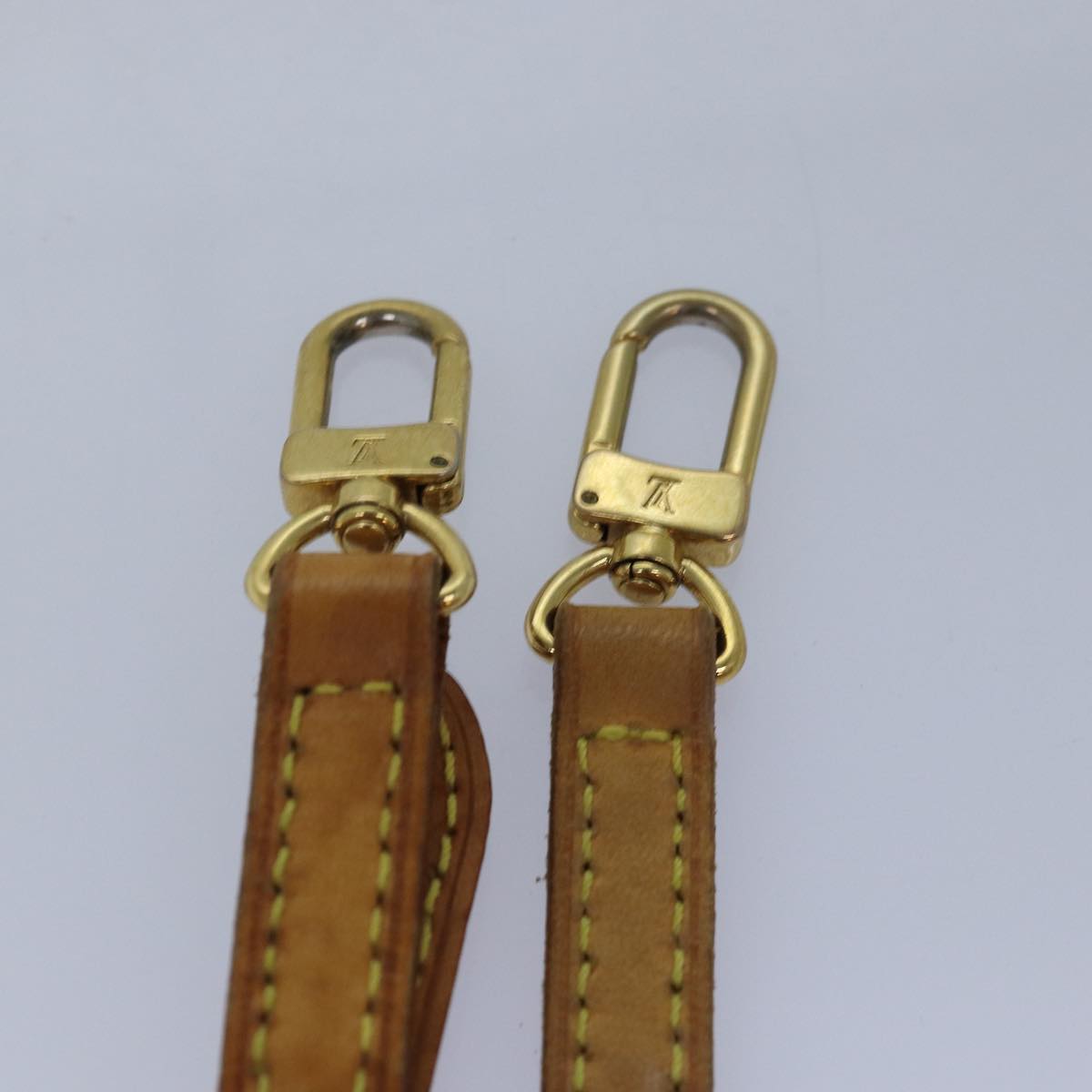 LOUIS VUITTON Adjustable Shoulder Strap Leather 36.2""-43.3"" Beige 84027