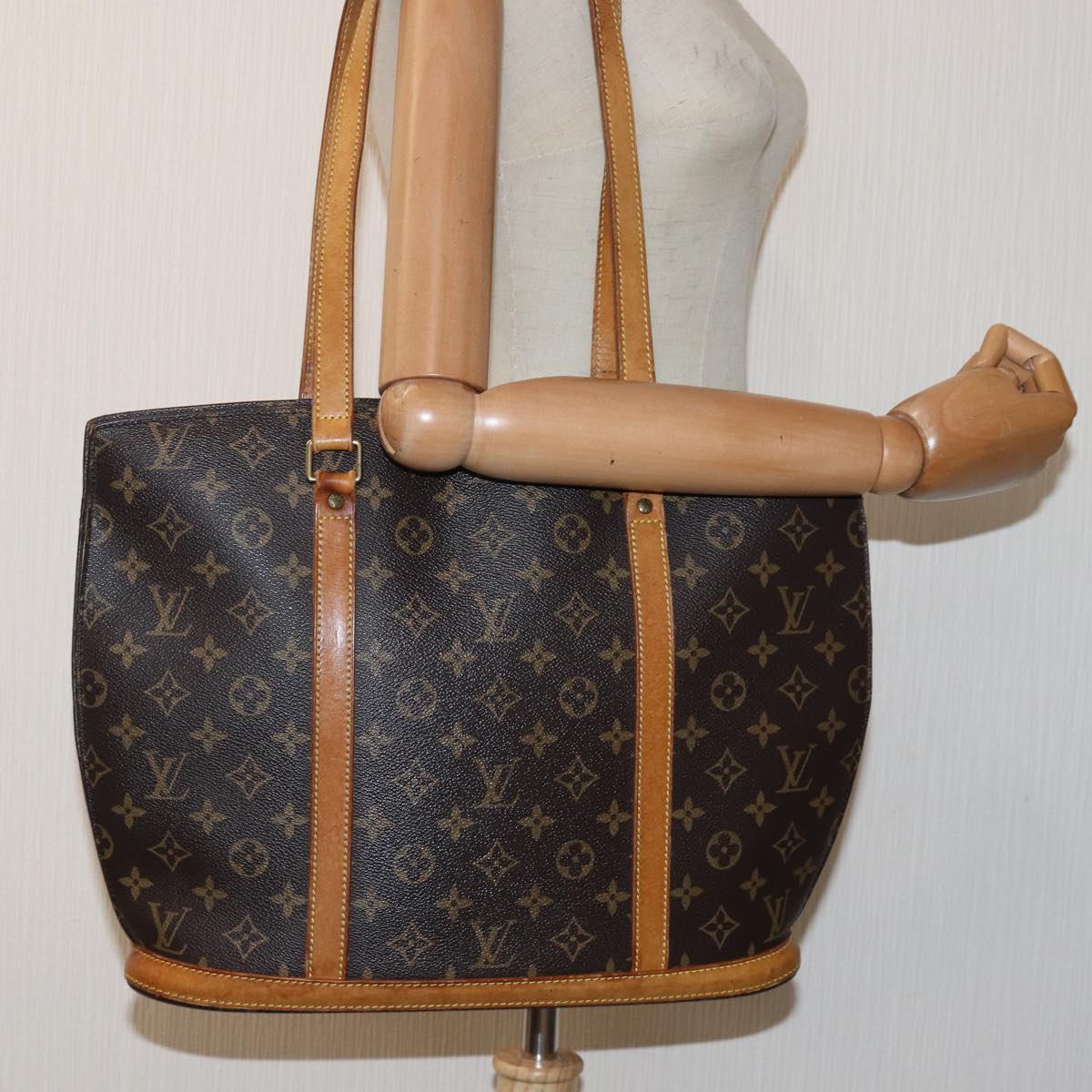 LOUIS VUITTON Monogram Babylone Tote Bag M51102 LV 84032