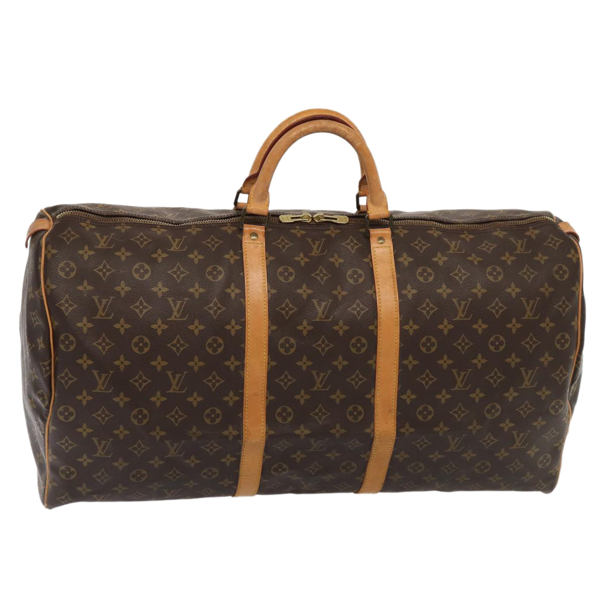 LOUIS VUITTON Monogram Keepall 60 Boston Bag M41422 LV 84033