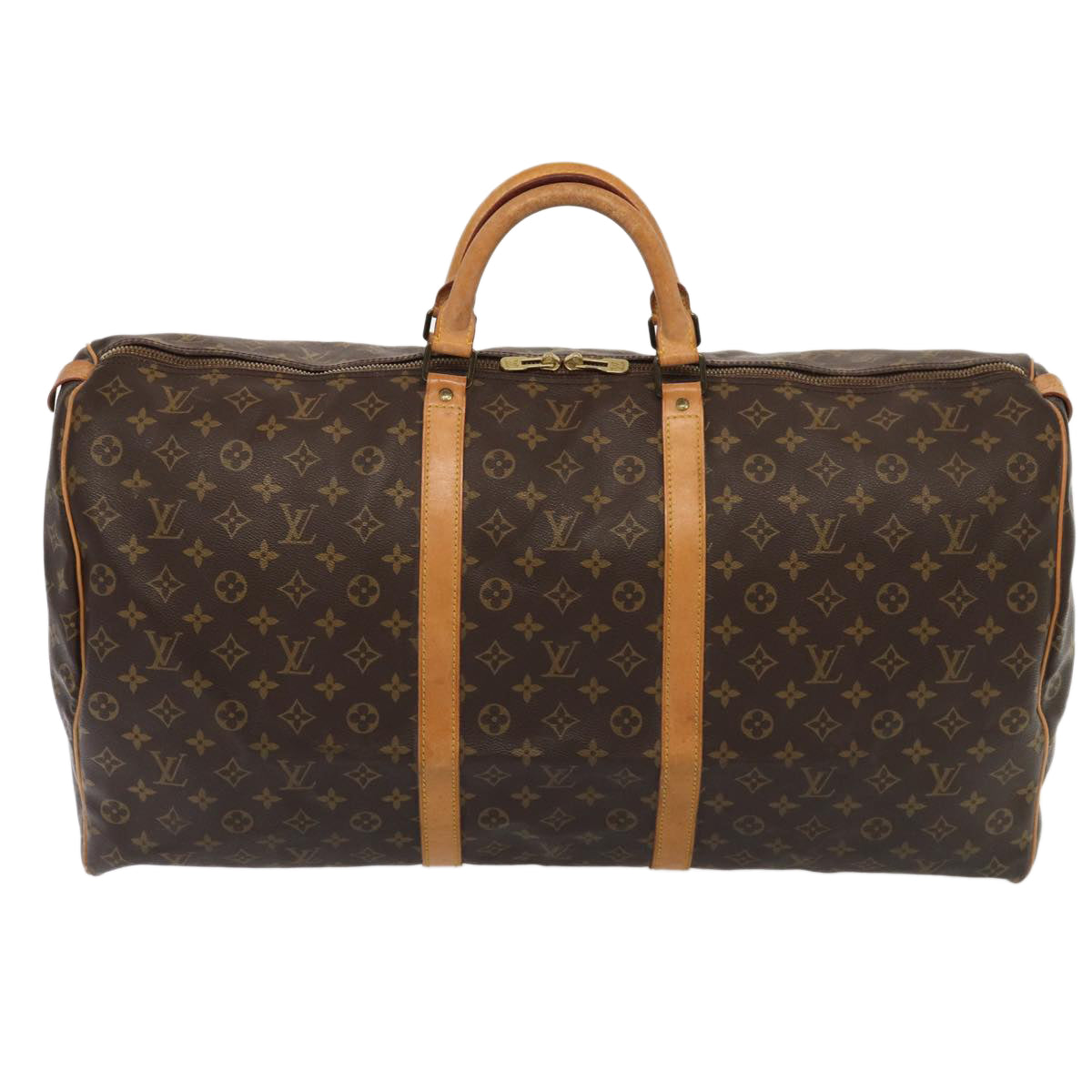 LOUIS VUITTON Monogram Keepall 60 Boston Bag M41422 LV 84033