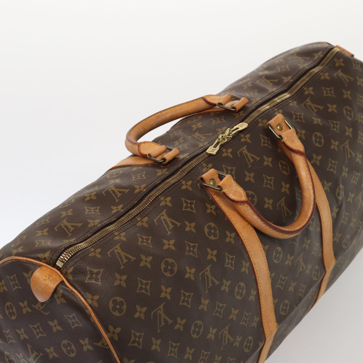 LOUIS VUITTON Monogram Keepall 60 Boston Bag M41422 LV 84033
