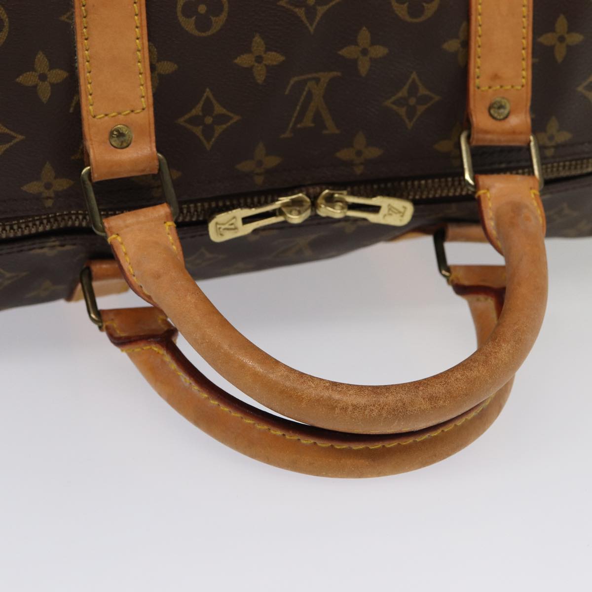 LOUIS VUITTON Monogram Keepall 60 Boston Bag M41422 LV 84033