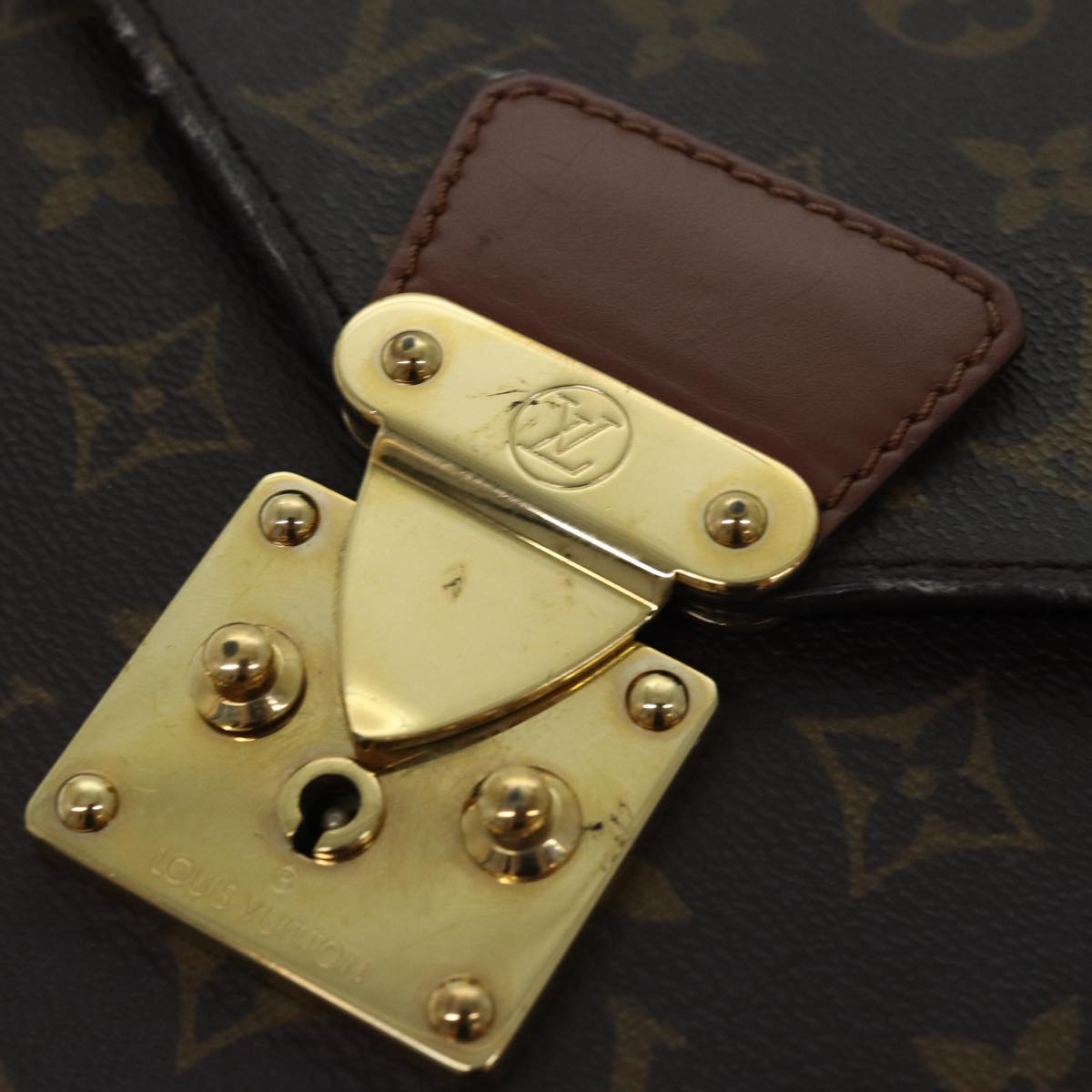 LOUIS VUITTON Monogram PorteDocuments Bandouliere Business Bag M53338 84036