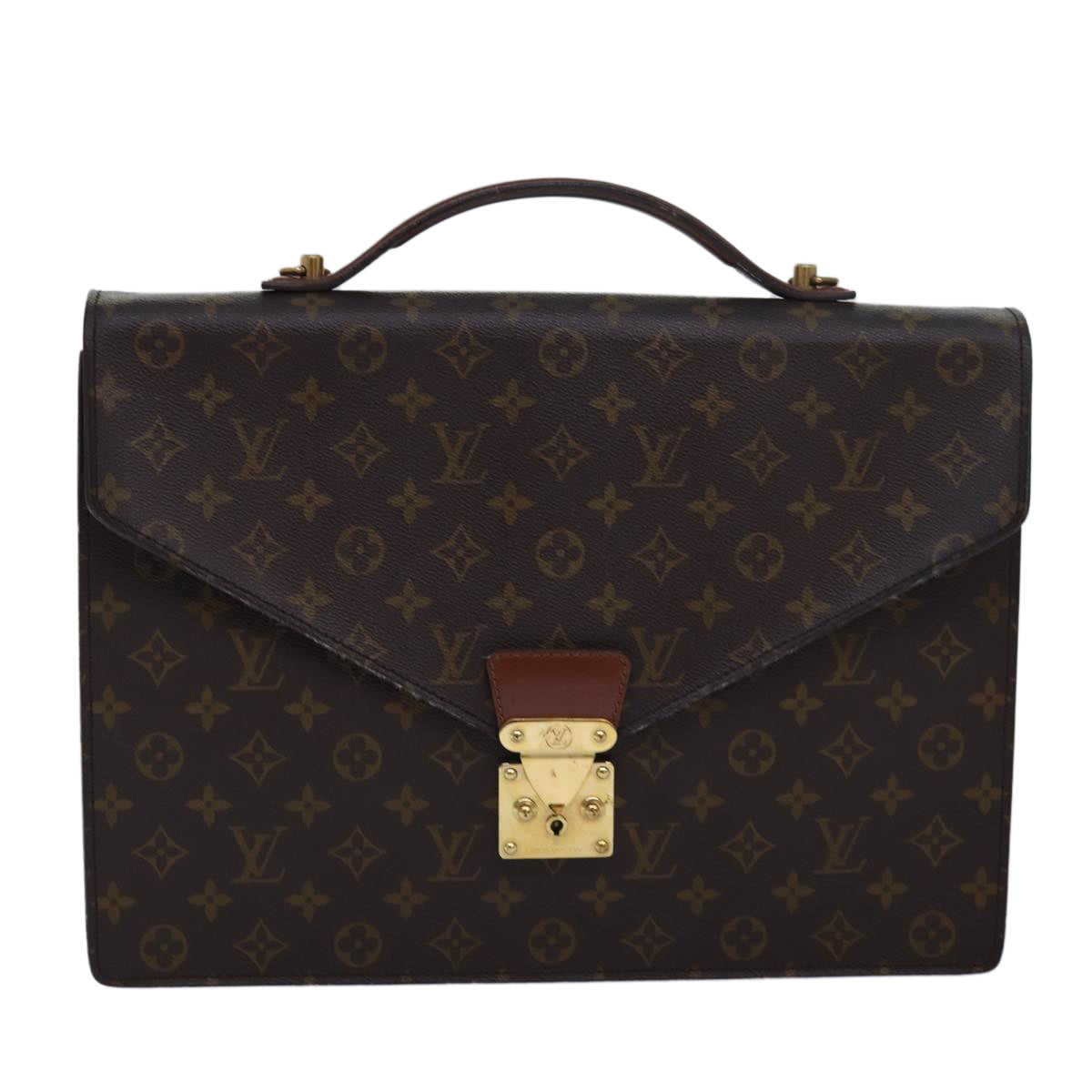 LOUIS VUITTON Monogram PorteDocuments Bandouliere Business Bag M53338 84036