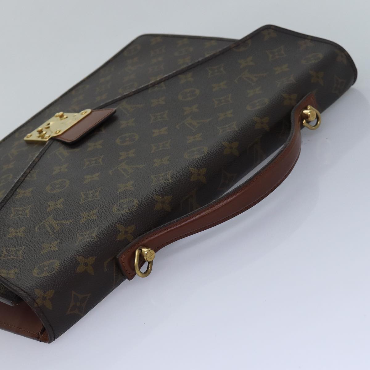 LOUIS VUITTON Monogram PorteDocuments Bandouliere Business Bag M53338 84036