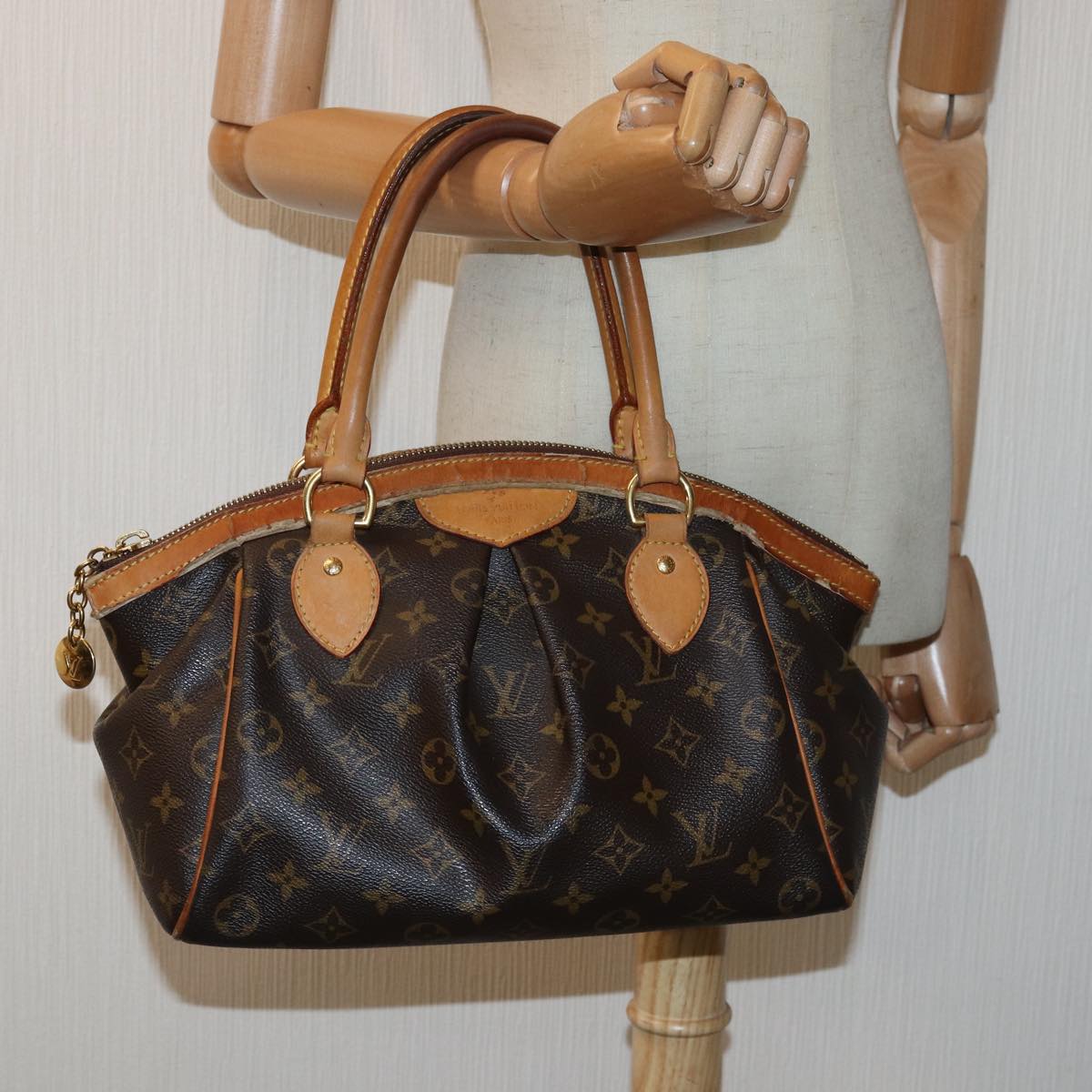 LOUIS VUITTON Monogram Tivoli PM Hand Bag M40143 LV 84038