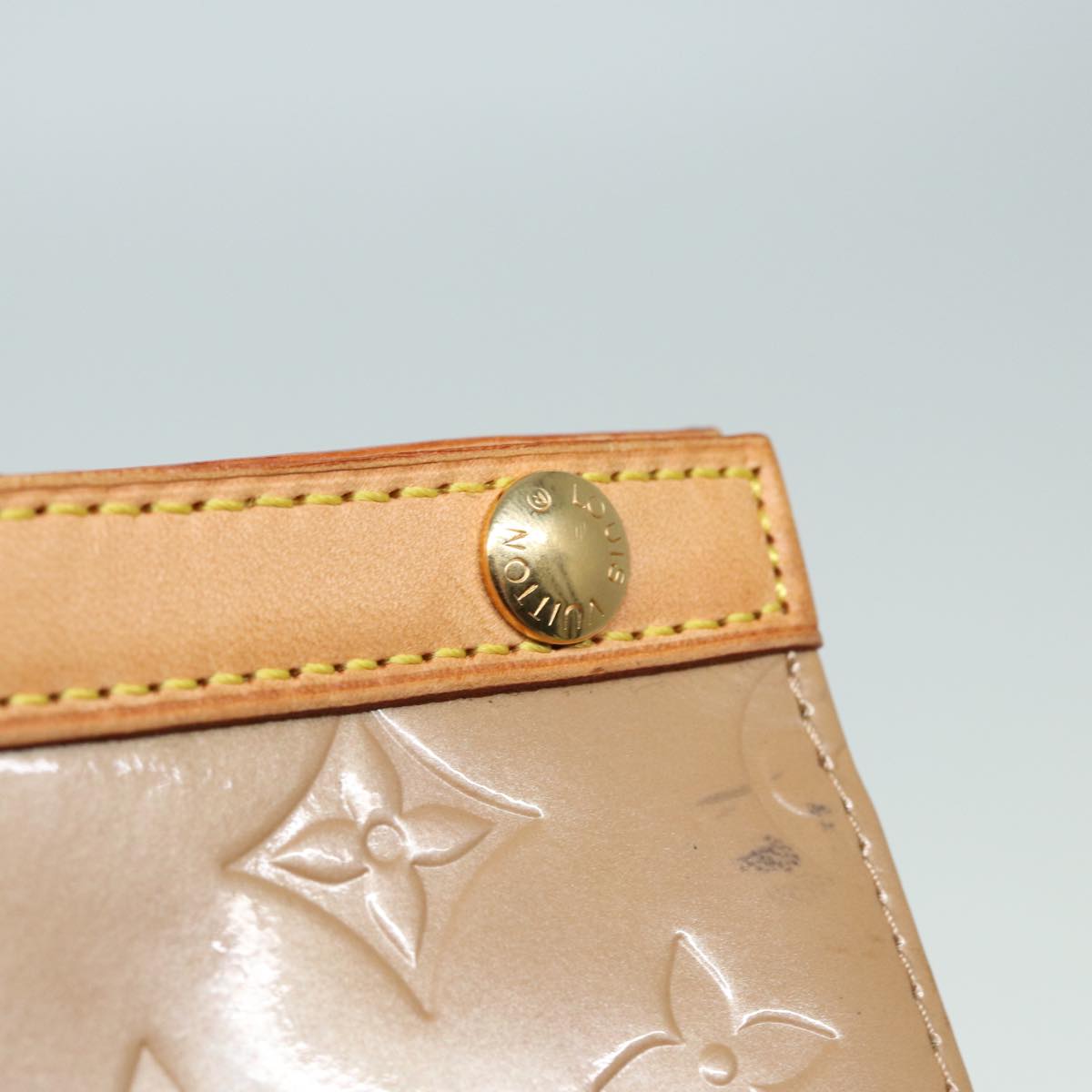 LOUIS VUITTON Vernis Roxbury Drive Hand Bag 2Way Noisette M91391 LV 84043
