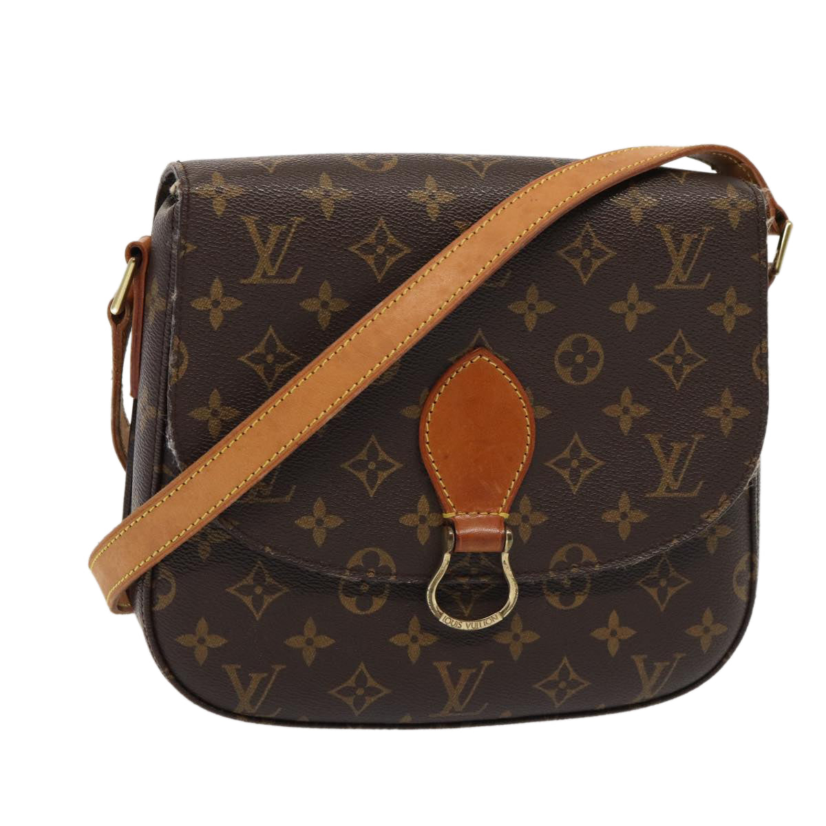 LOUIS VUITTON Monogram Saint Cloud GM Shoulder Bag M51242 LV 84051