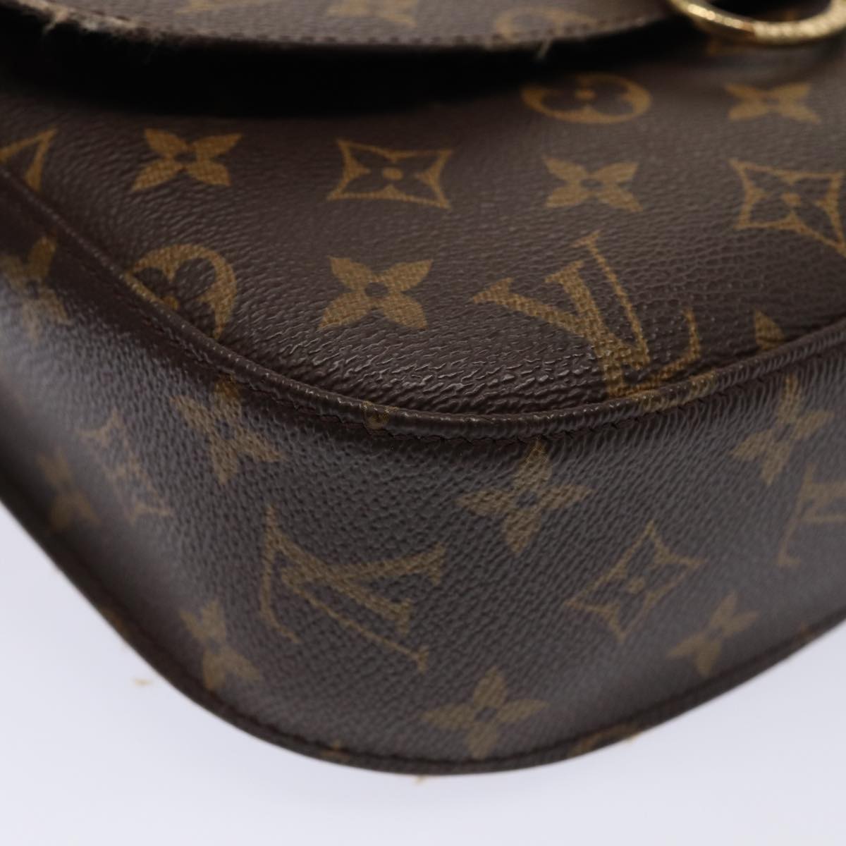 LOUIS VUITTON Monogram Saint Cloud GM Shoulder Bag M51242 LV 84051