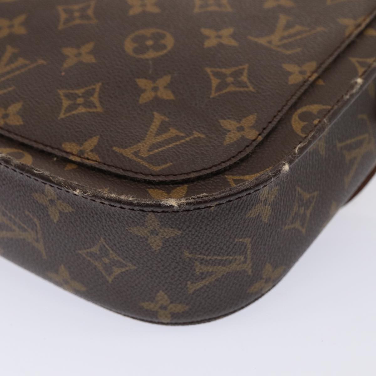 LOUIS VUITTON Monogram Saint Cloud GM Shoulder Bag M51242 LV 84051