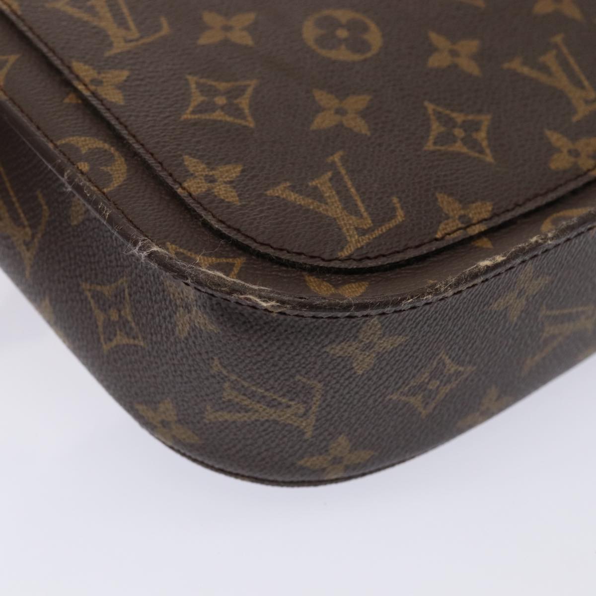 LOUIS VUITTON Monogram Saint Cloud GM Shoulder Bag M51242 LV 84051