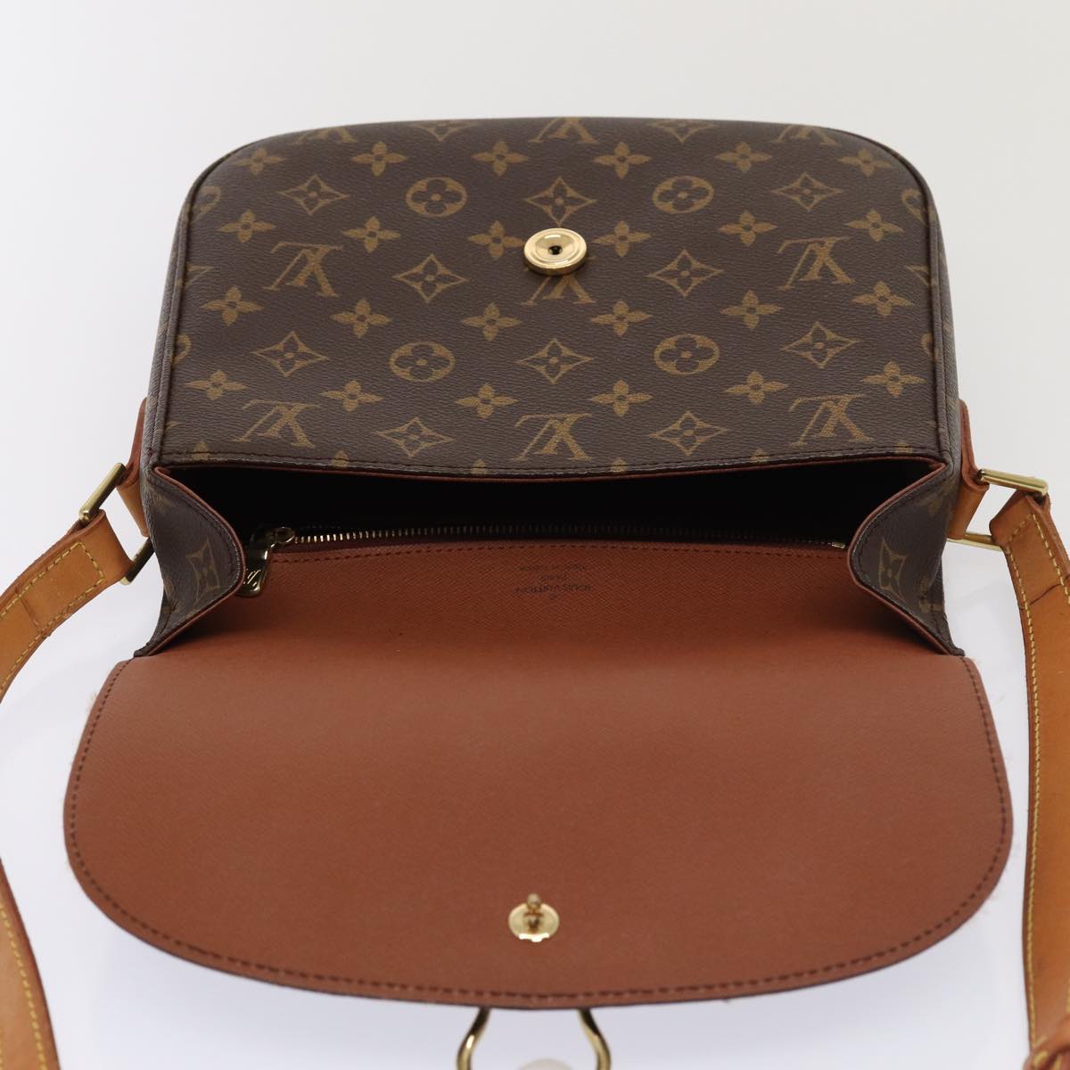 LOUIS VUITTON Monogram Saint Cloud GM Shoulder Bag M51242 LV 84051