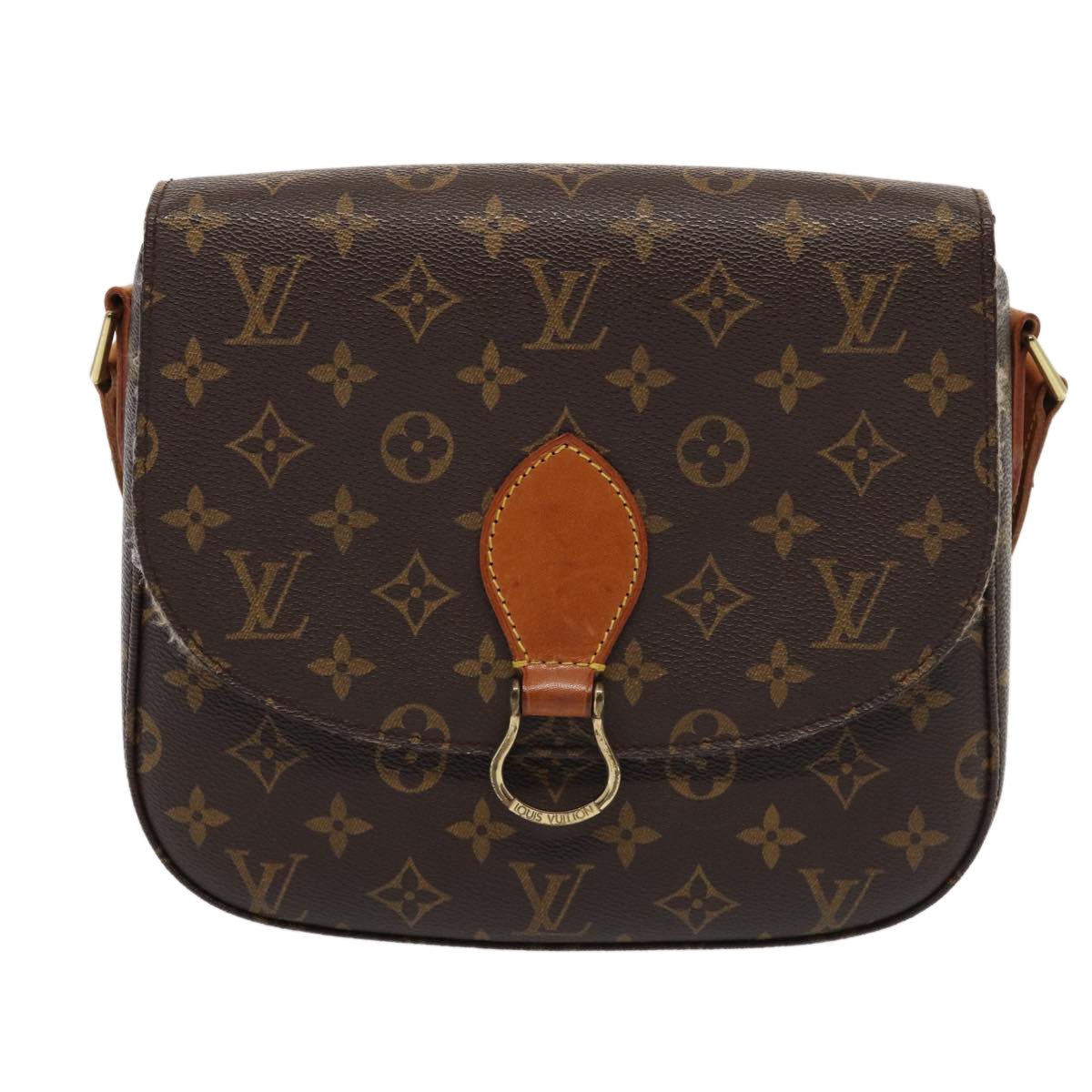 LOUIS VUITTON Monogram Saint Cloud GM Shoulder Bag M51242 LV 84051
