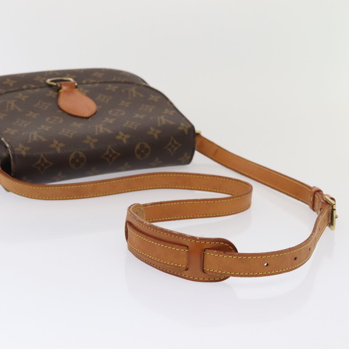 LOUIS VUITTON Monogram Saint Cloud GM Shoulder Bag M51242 LV 84051