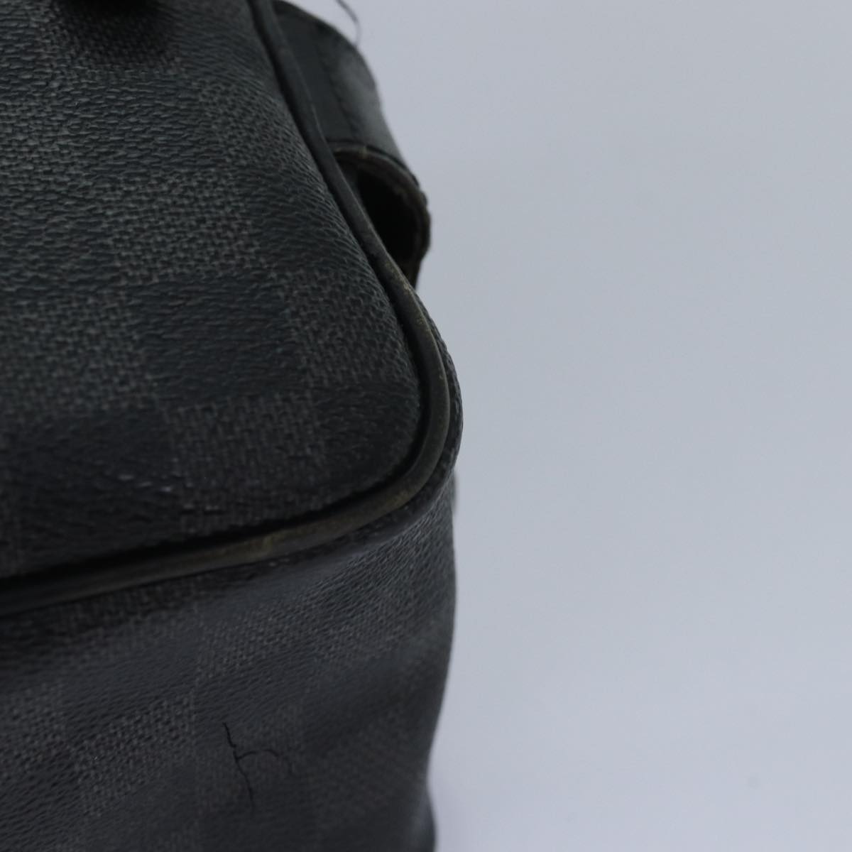 LOUIS VUITTON Damier Graphite C Cracking pouch Clutch Bag N47625 LV 84052