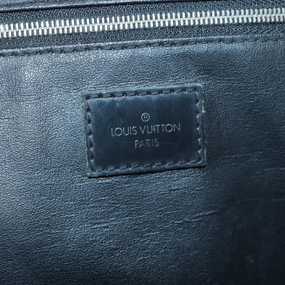 LOUIS VUITTON Damier Graphite C Cracking pouch Clutch Bag N47625 LV 84052