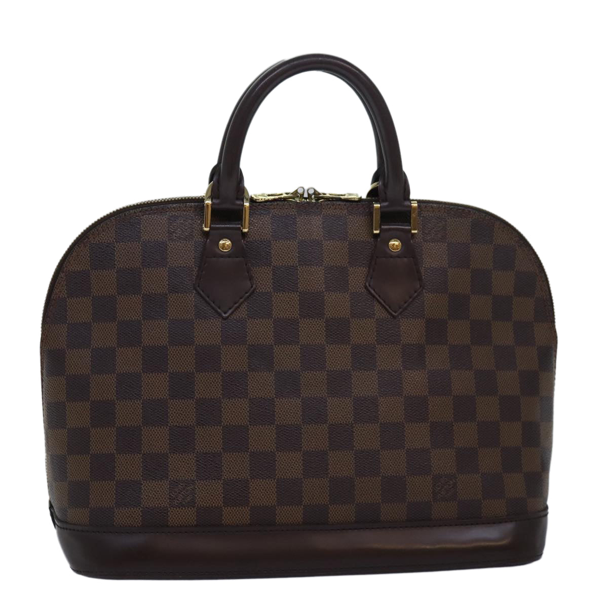 LOUIS VUITTON Damier Ebene Alma Hand Bag N51131 LV 84055