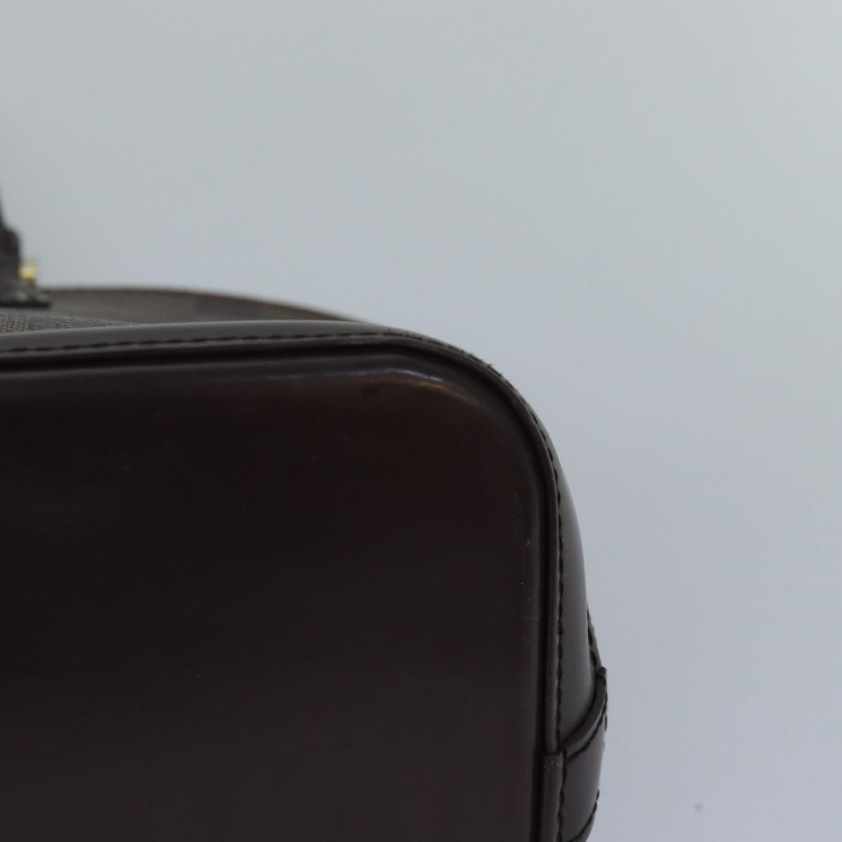 LOUIS VUITTON Damier Ebene Alma Hand Bag N51131 LV 84055