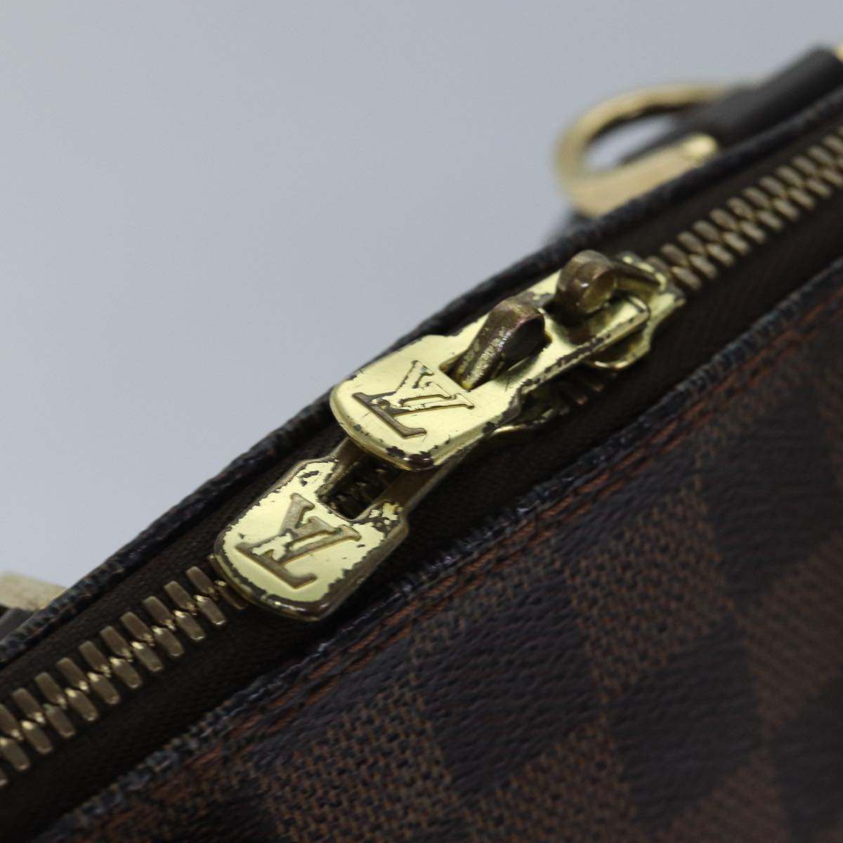 LOUIS VUITTON Damier Ebene Alma Hand Bag N51131 LV 84055