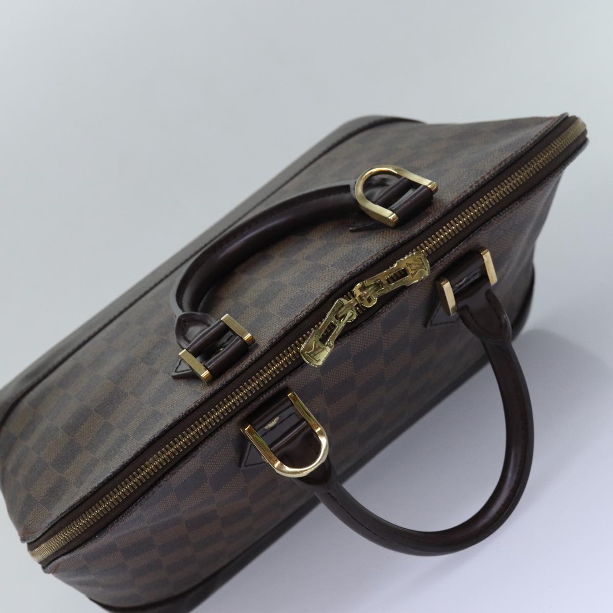 LOUIS VUITTON Damier Ebene Alma Hand Bag N51131 LV 84055