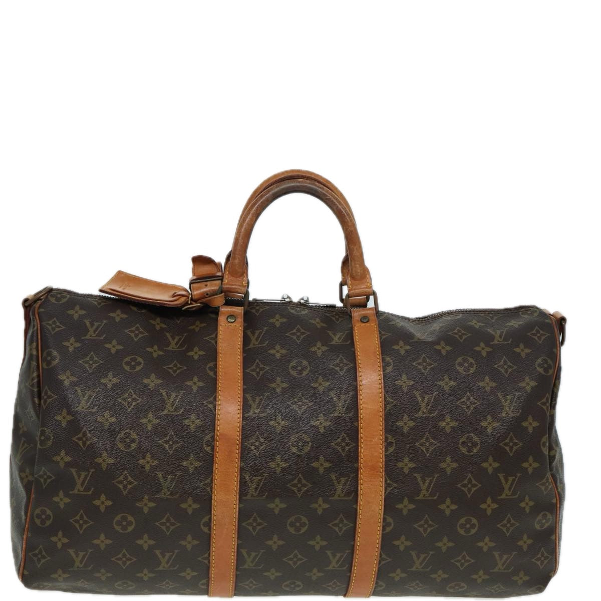 LOUIS VUITTON Monogram Keepall Bandouliere 50 Boston Bag M41416 LV 84057