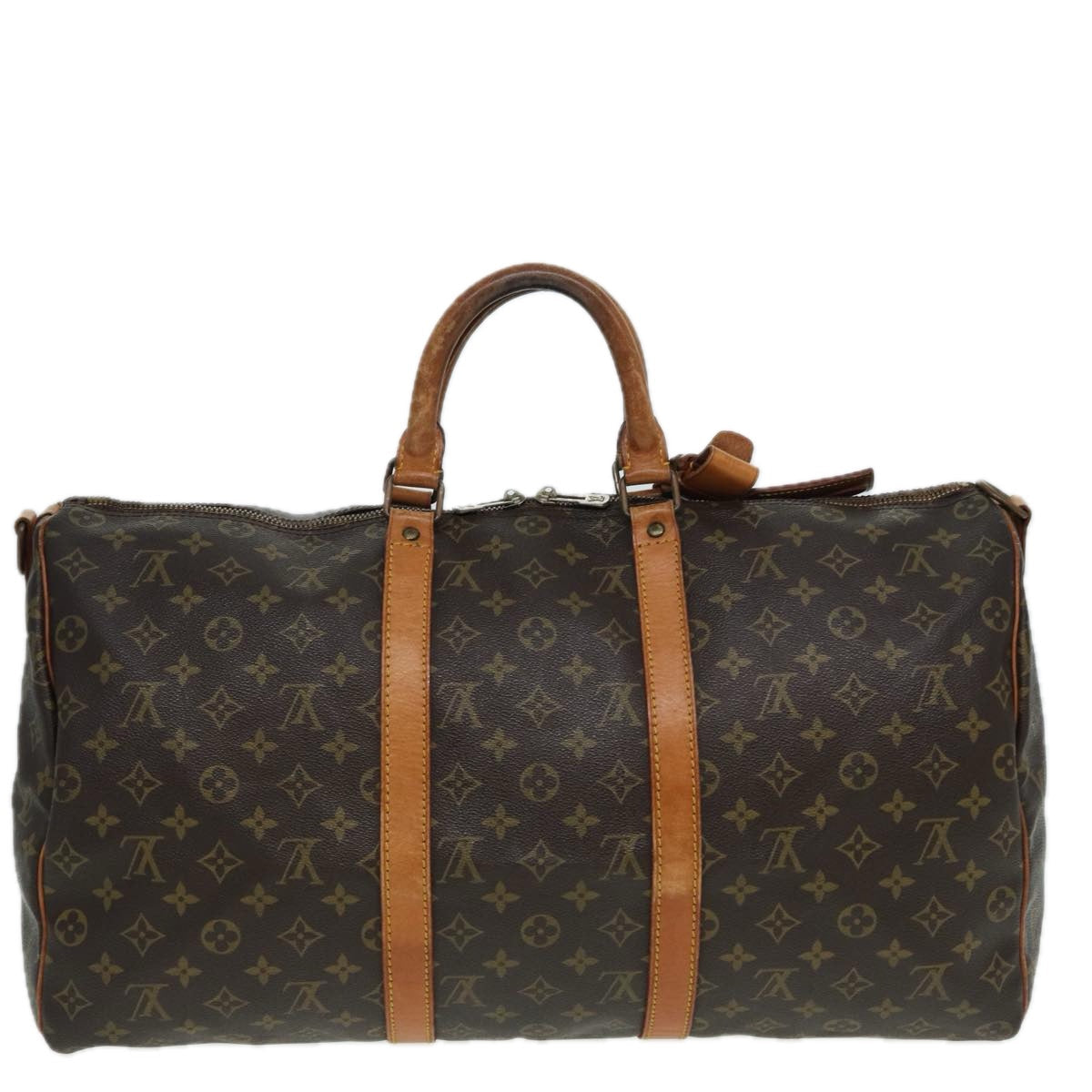 LOUIS VUITTON Monogram Keepall Bandouliere 50 Boston Bag M41416 LV 84057
