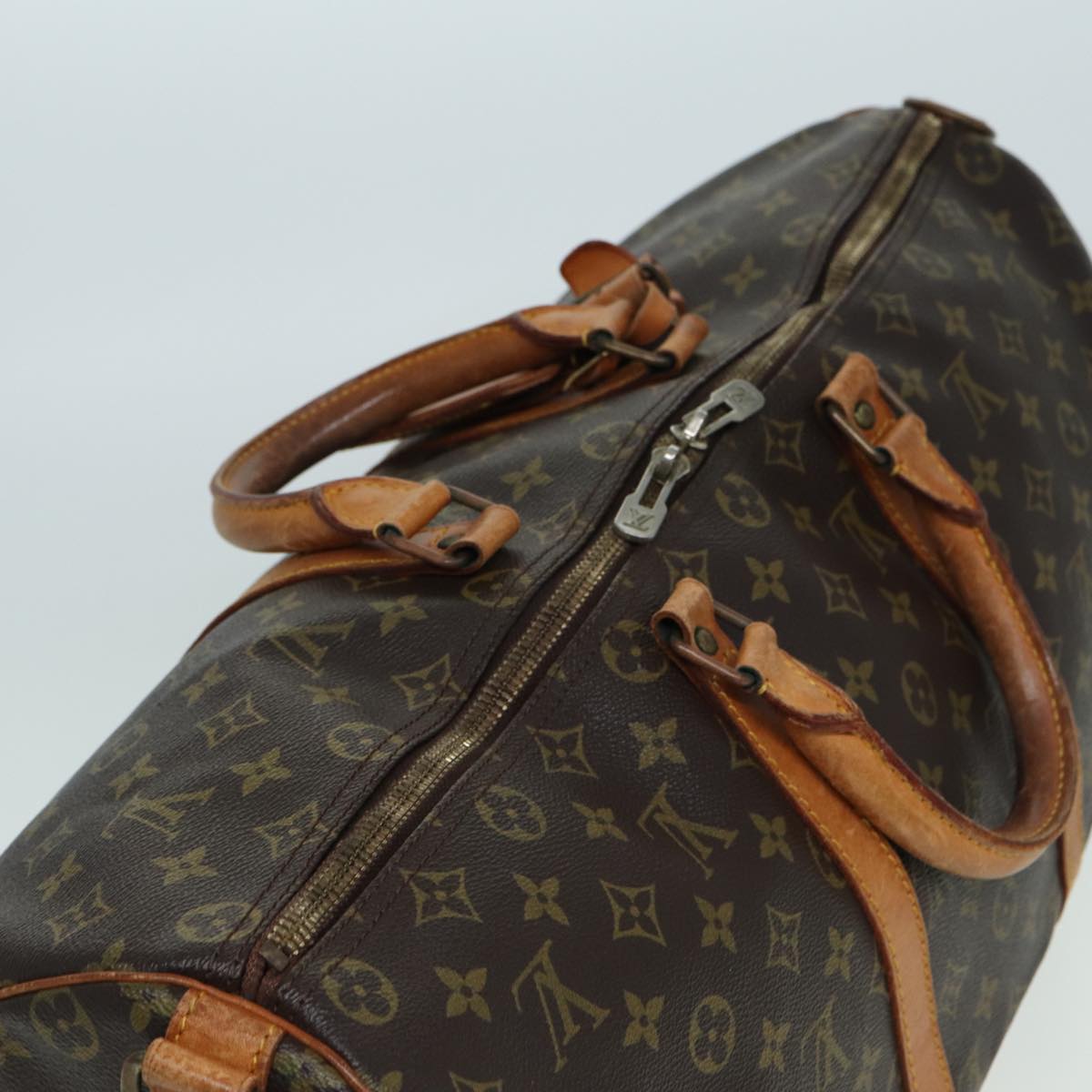 LOUIS VUITTON Monogram Keepall Bandouliere 50 Boston Bag M41416 LV 84057