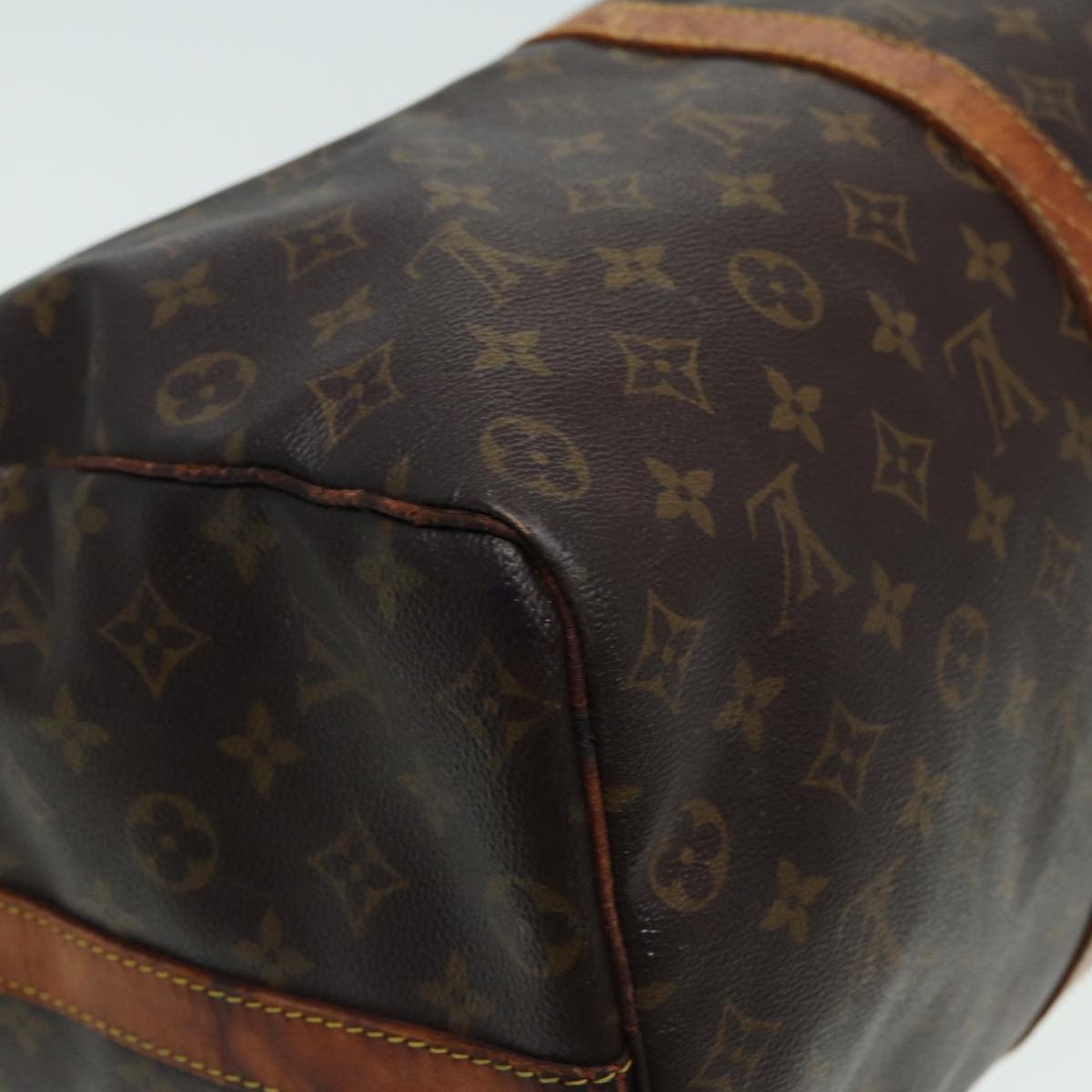LOUIS VUITTON Monogram Keepall Bandouliere 50 Boston Bag M41416 LV 84058