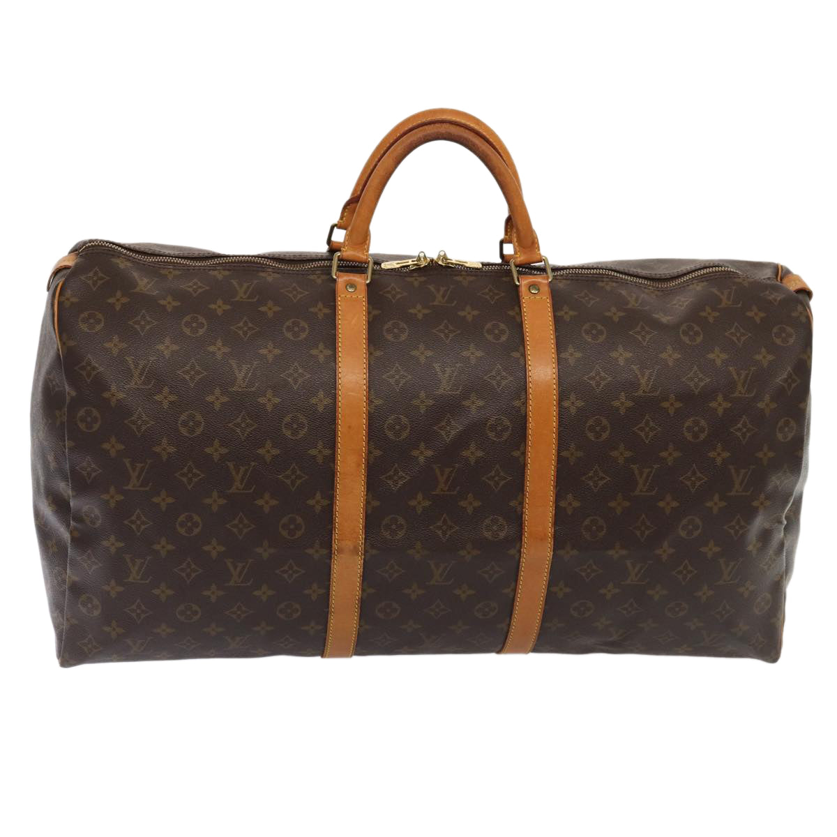LOUIS VUITTON Monogram Keepall 60 Boston Bag M41422 LV 84059