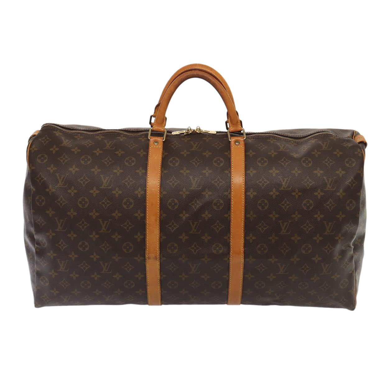 LOUIS VUITTON Monogram Keepall 60 Boston Bag M41422 LV 84059