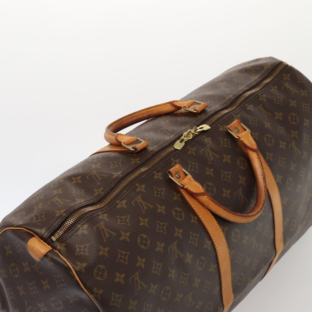 LOUIS VUITTON Monogram Keepall 60 Boston Bag M41422 LV 84059