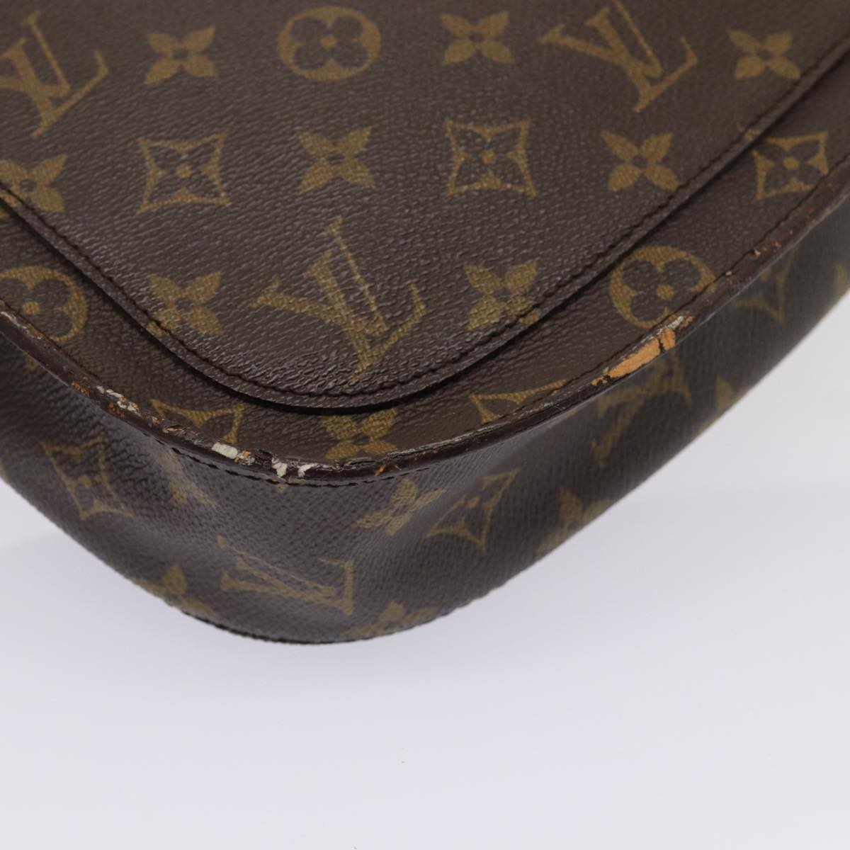 LOUIS VUITTON Monogram Saint Cloud GM Shoulder Bag M51242 LV 84060