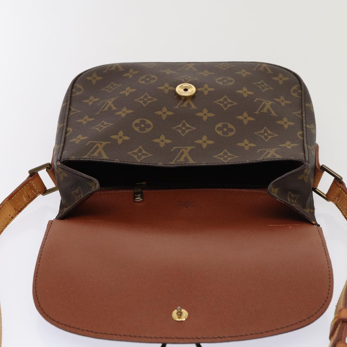 LOUIS VUITTON Monogram Saint Cloud GM Shoulder Bag M51242 LV 84060